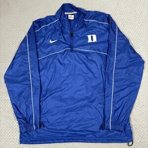 Nike Duke Blue Devils Men's 1/4 Zip Windbreaker Jacket Sz M